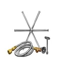 thumbnail image 1 of Firegear Outdoors Stainless Steel Fire Pit Burner Kit - Burning Spur (22-Inch), 1 of 1