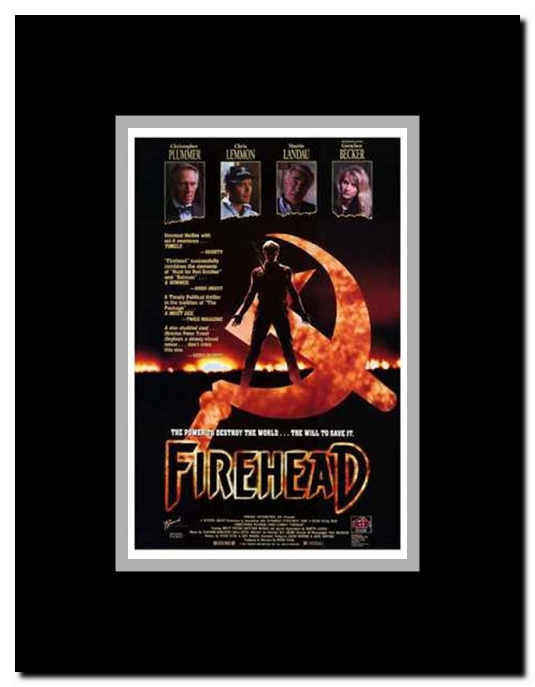 Firehead Framed Movie Poster