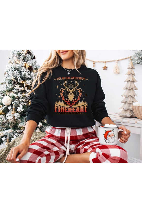 Fireheart Sweatshirt, Aelin Galathynius, Throne Of Glass Fan Double-Sided Sweatshirt, Kingsflame The Thirteen Shirt, Throne of Glass Merch Tee Sweatshirt All Size S-5XL