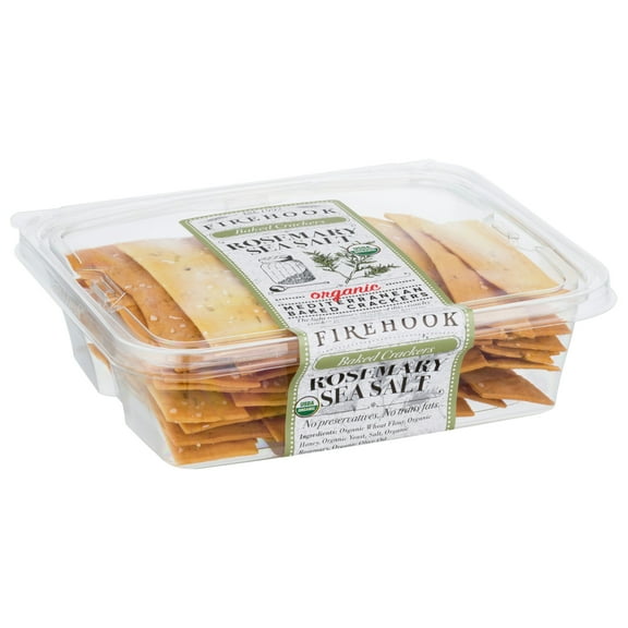 Firehook Baked Rosemary Crackers 8 oz (Pack Of 12)