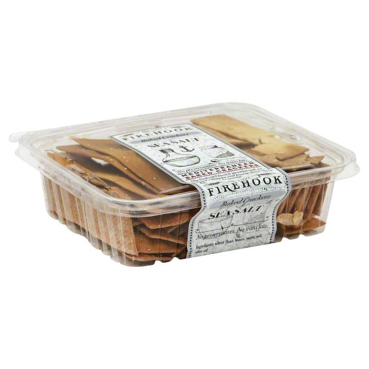 Firehook Crackers, Baked, Mediterranean, Sea Salt