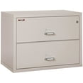thumbnail image 1 of Fireking 2 Drawer 38" wide Classic Lateral fireproof File Cabinet-Platinum, 1 of 1