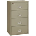 thumbnail image 1 of Fireking 4 Drawer 31" wide Classic Lateral fireproof File Cabinet-Pewter, 1 of 1