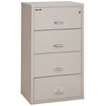 thumbnail image 1 of Fireking 4 Drawer 31" wide Classic Lateral fireproof File Cabinet-Platinum, 1 of 1