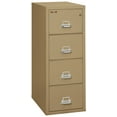 thumbnail image 1 of Fireking 4 Drawer Letter 31" D Classic Vertical fireproof File Cabinet-Sand, 1 of 1