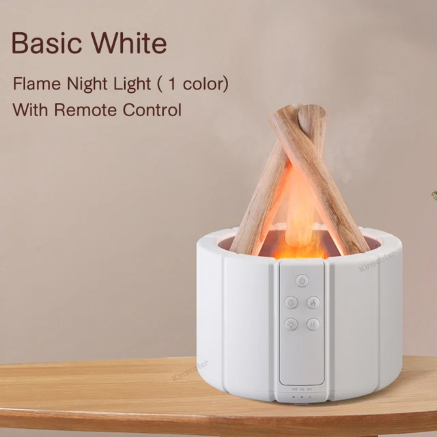 Firelight Diffuser Air Humidifier Ultrasonic Cool Mist Maker Fogger LED