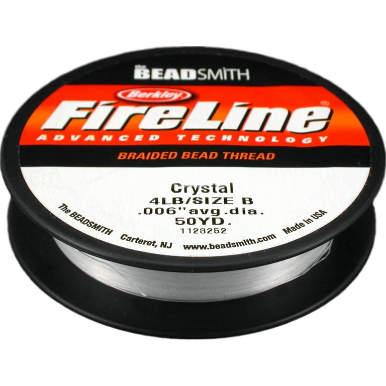 FireLine Braided Bead Thread, 0.006-Inch, Crystal Clear