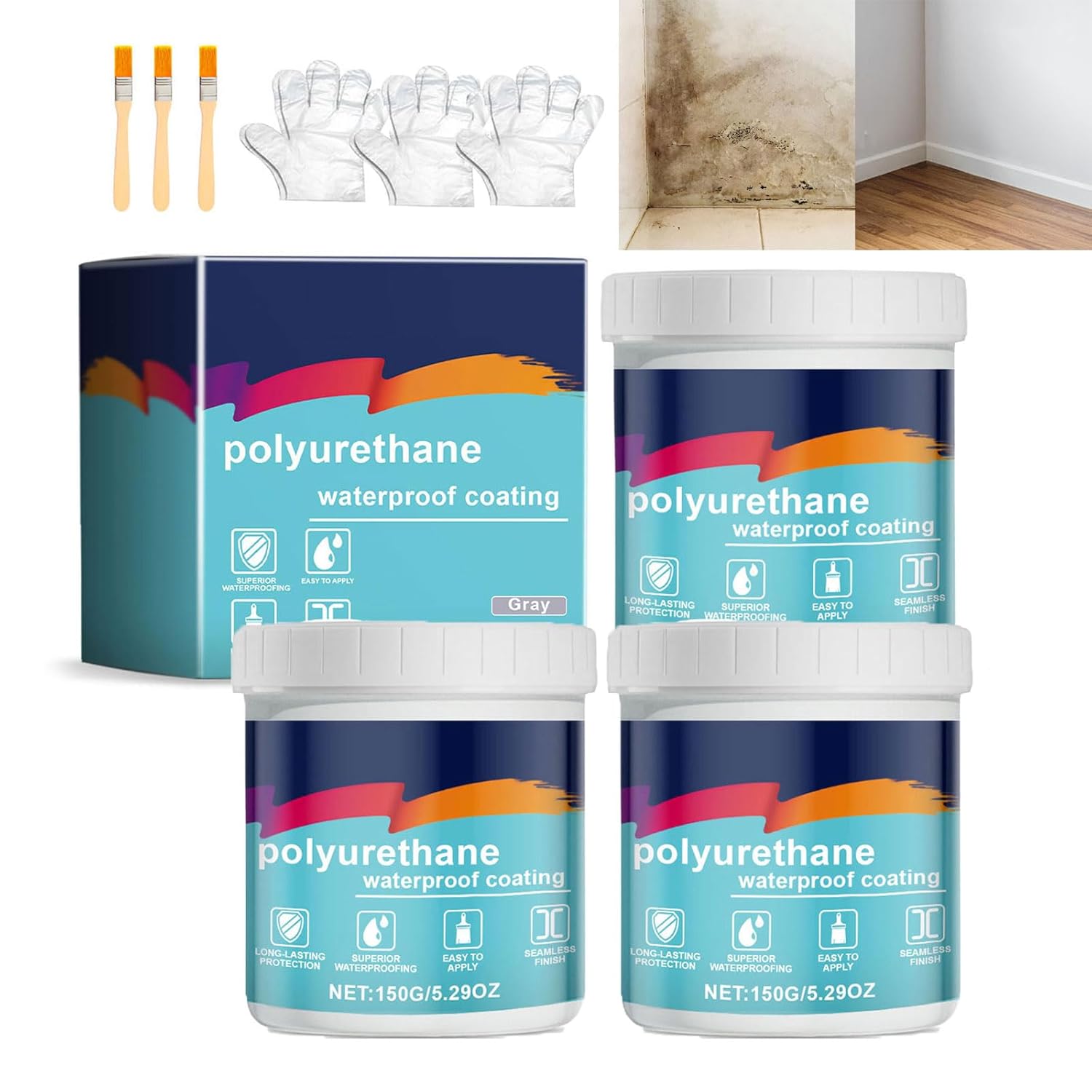 Firelye Polyurethane Waterproof Coating, Revestimiento impermeable de