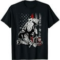 thumbnail image 1 of Fireman American Flag Shirt Thin Red Line Firefighter Shirt T-Shirt, 1 of 5