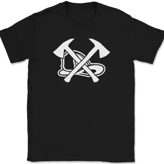 Fireman Axe Firefighter Job Support The Red Graphic Symbol Unisex T Shirt up to 5XL