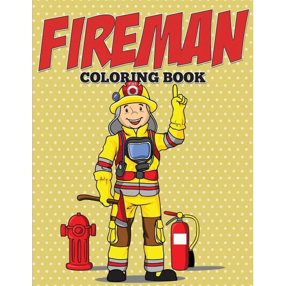 Fireman Coloring Book (Paperback)