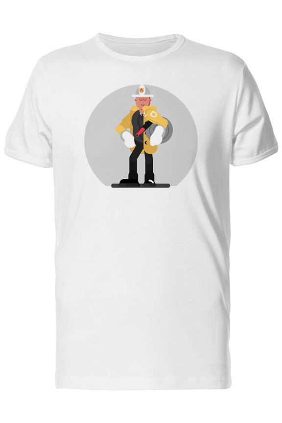 Fireman Doodle Tee Men's -Image by Shutterstock
