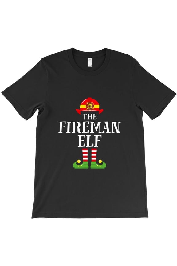 Fireman Fairy Funny Family Matching Christmas Group Fairy Pajama Gift Graphic - Perfect Birthday Present, H43467 T-Shirt, for Men and Women, Up to Size 5XL