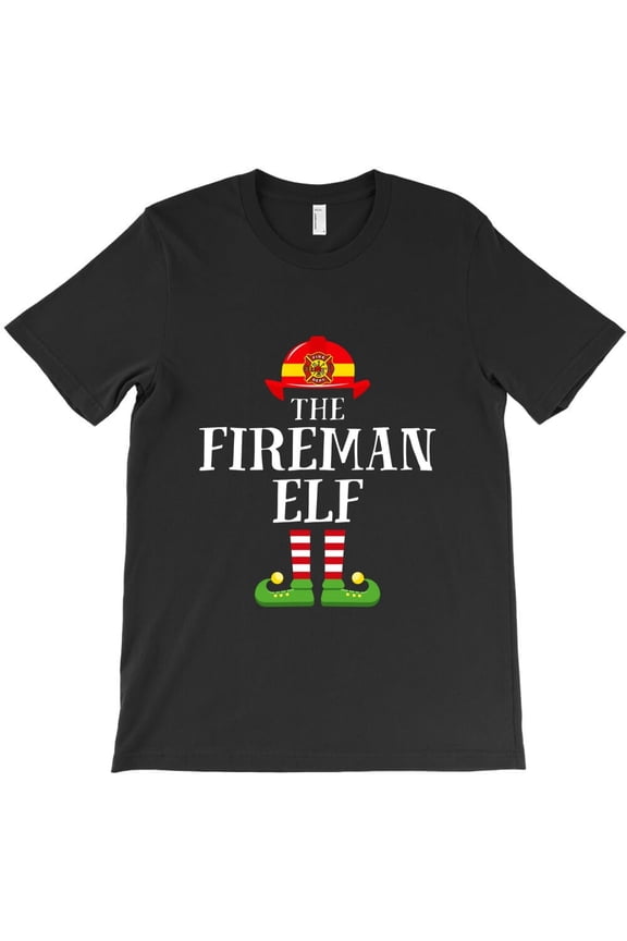Fireman Fairy Funny Family Matching Christmas Group Fairy Pajama Gift Graphic - USA Printed, H46556 Unisex T-Shirt, Up to 5XL Available