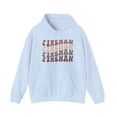 thumbnail image 1 of Fireman Graduation Hoodie, Gifts, Hooded Sweatshirt, 1 of 4