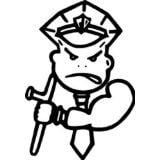 Fireman Picture Art - Kids Boys Bedroom ? Peel & Stick Sticker - Vinyl Wall Decal