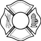 Fireman Picture Art - Kids Boys Bedroom  Peel & Stick Sticker - Vinyl Wall Decal