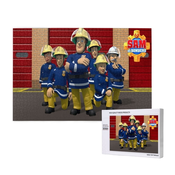 Fireman Sam Jigsaw Puzzle,1000 puzzle pieces Gift Toys Art Home Decor