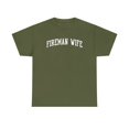 thumbnail image 1 of Fireman Wife Wedding Anniversary Shirt Gifts Tshirt Crew Neck Short Sleeve, 1 of 5