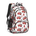 thumbnail image 1 of Fireman and Sign White Pattern Cute School Backpack Bag with Padded Back and Adjustable Shoulder Straps 16.9 X 12.6 X 5.9 Inches, 1 of 5