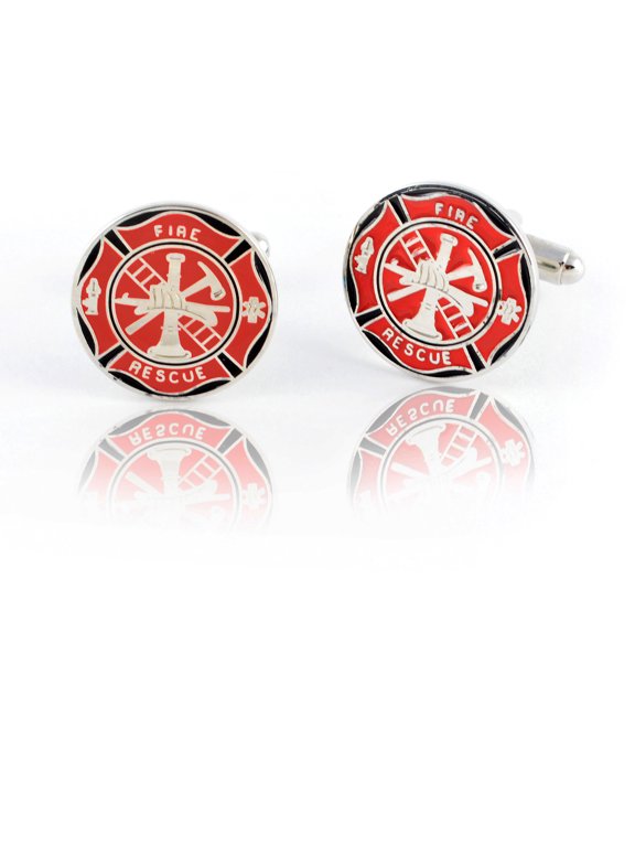 Firemen's Shield Cufflinks