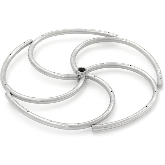 Firenado 18-Inch Natural Gas Spiral Ring Burner - Stainless Steel