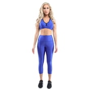 Firenze Activewear Set - Leggings & Sports Bra - Blue [MADE IN ITALY]