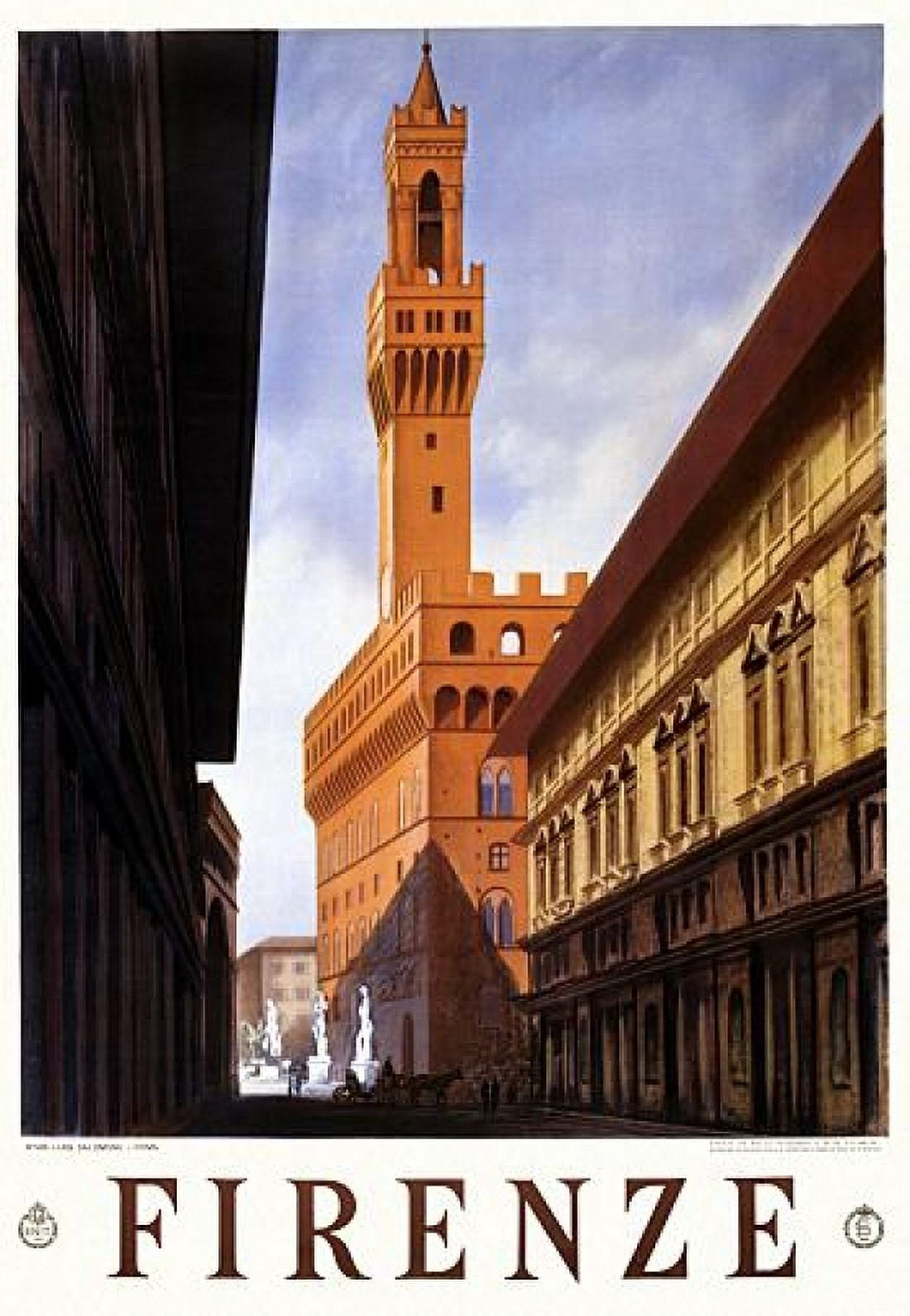 Firenze ( Florence ) Italy Travel Canvas Art - (18 x 24)