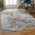 thumbnail image 1 of Firenze Light Grey 9' x 12' Modern Rectangle Area Rug, 1 of 6