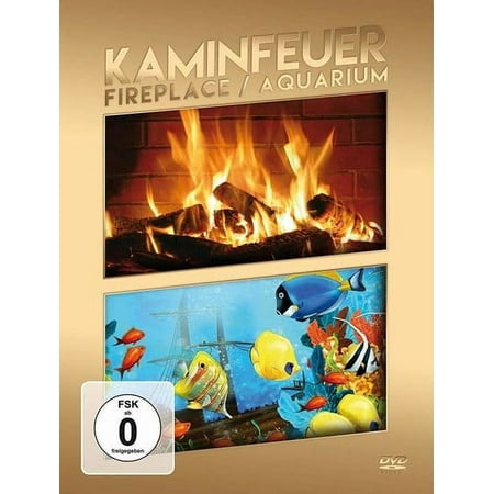 Kaminfeuer: Fireplace/Aquarium [DVD]