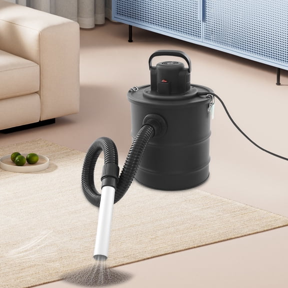 Fireplace Ash Vacuum 20L, 1200W for Wood/Pellet Stoves, HEPA Filter, 3.28ft Hose 12.6*15.75 in Used in Various Types Of Fireplace Ash Suction, Boiler Ash Suction, Barbecue Ash Suction