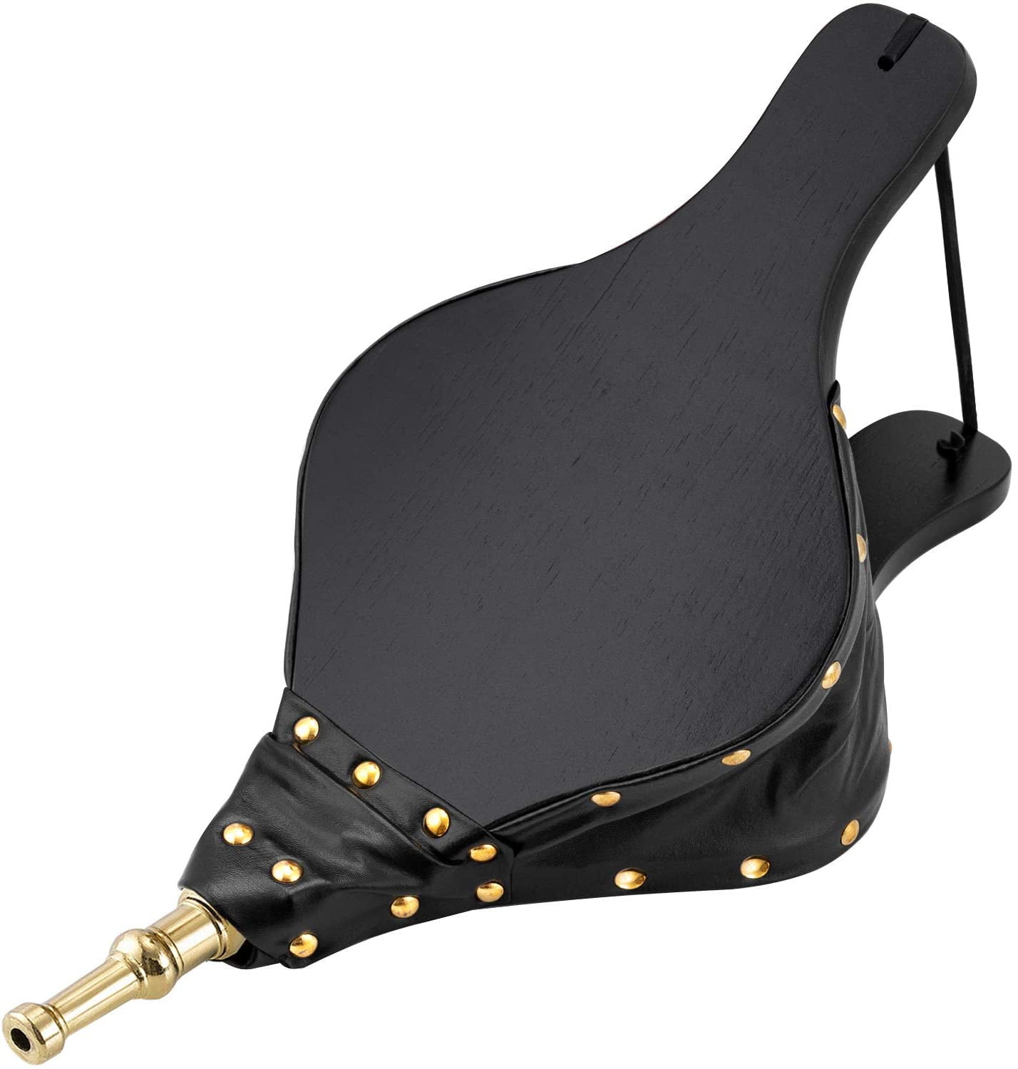 Fireplace Bellows, Wood Air Blower Cast Nozzle for Outdoor Camping BBQ