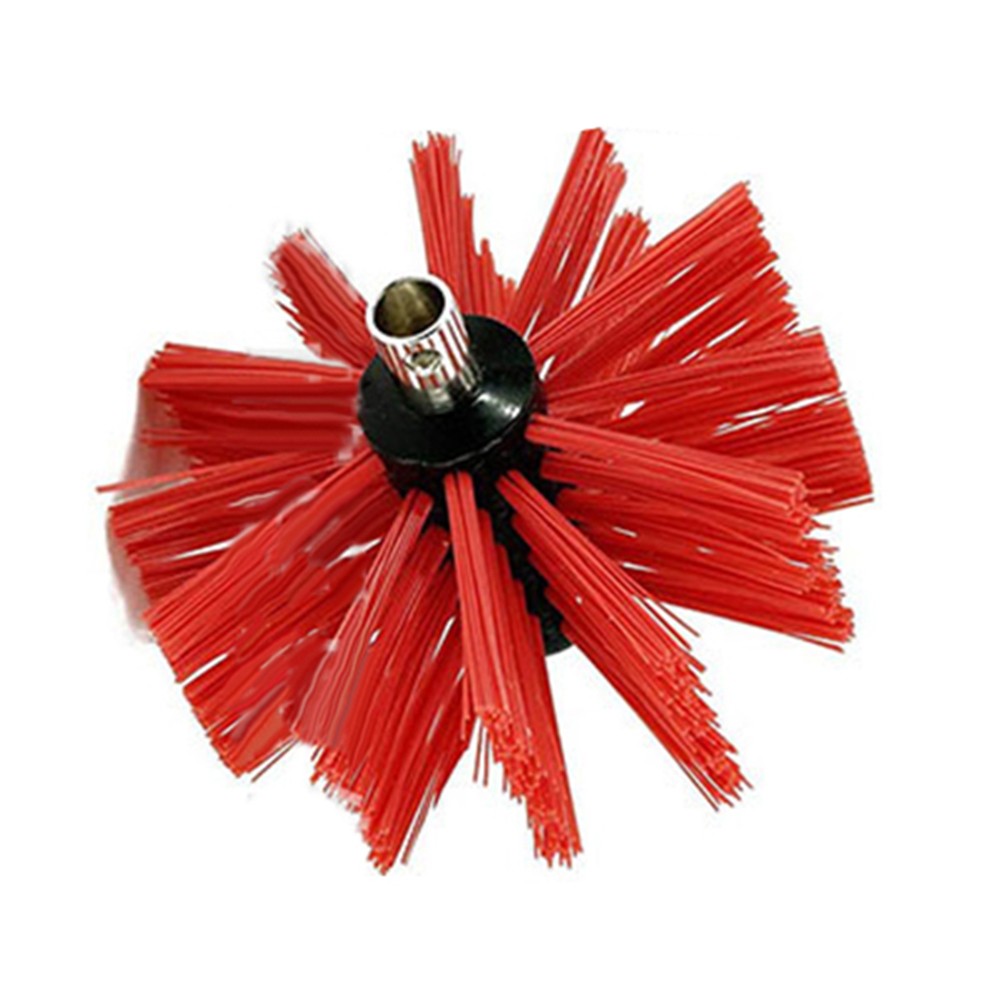 Fireplace Brush 100Mm Ventilation Chimney Brush Remover Nylon Bristle