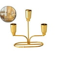thumbnail image 1 of Fireplace Candelabra Metal Taper Candle Holders Tapered Candles Candlestick Iron Candle Holder for Table Centerpiece(Gold), 1 of 6