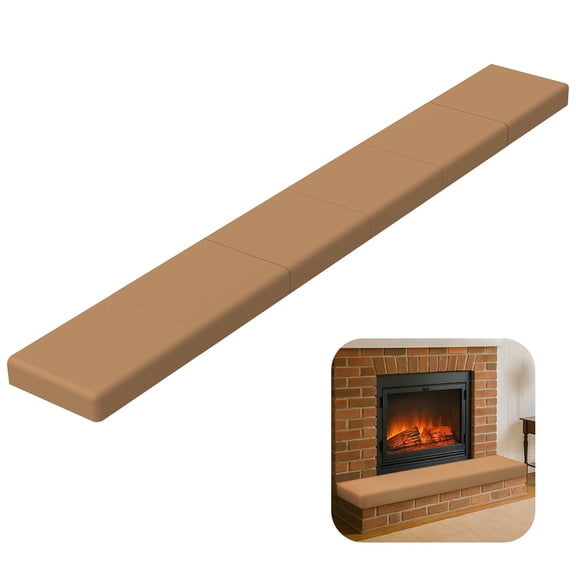 Fireplace Edge & Corner Guards Modular Foam Bumper Set, 90 Inch Total Length