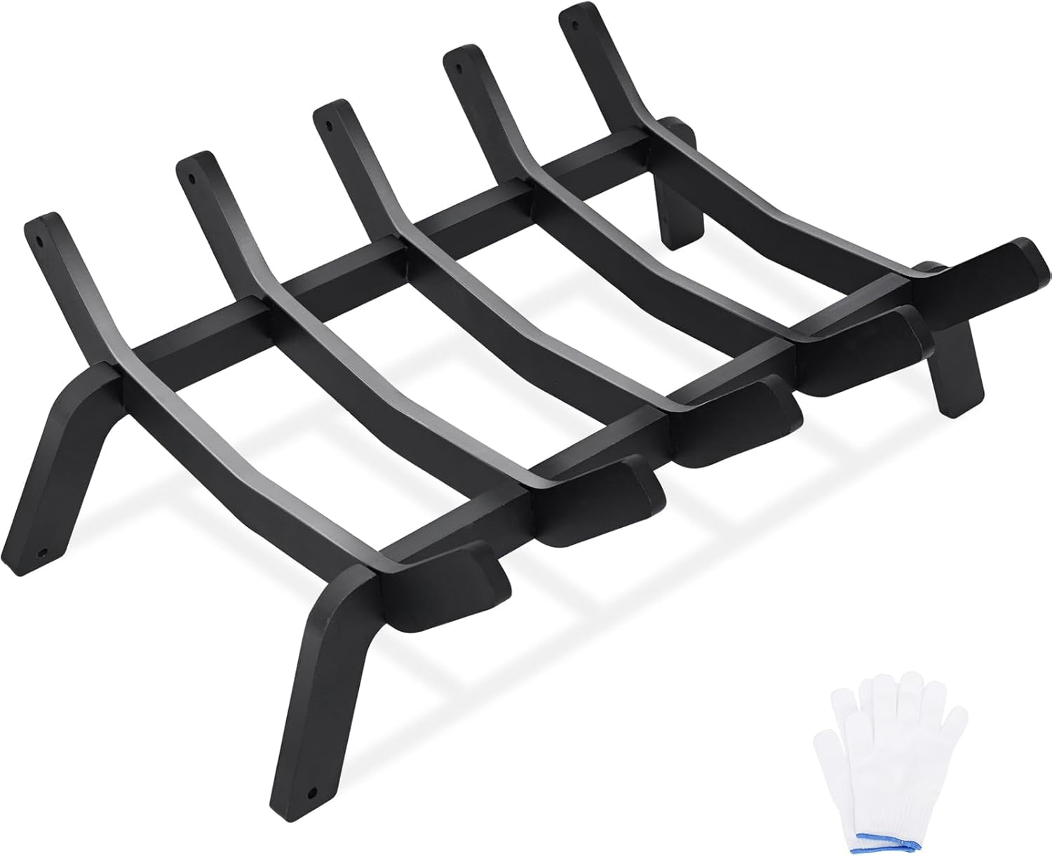 Fireplace Grates 17 Inch - Heavy Duty Steel Fireplace Rack | Fireplace ...