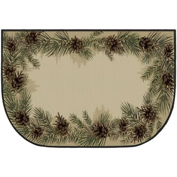 Fireplace Hearth Rug Fireplace Mats Cabin Southwestern Fireproof Fire ...