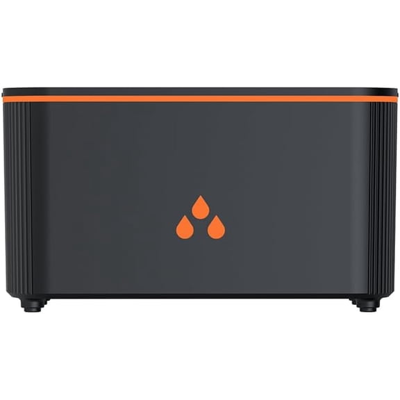 Fireplace Humidifier Diffuser,7 Colors Flame Diffuser for Essential Oils,Air Humidifiers Cool Mist Flame Diffusers Humidifier for Bedroom,Office,Home, Yoga,Auto Shut-Off,Night Light