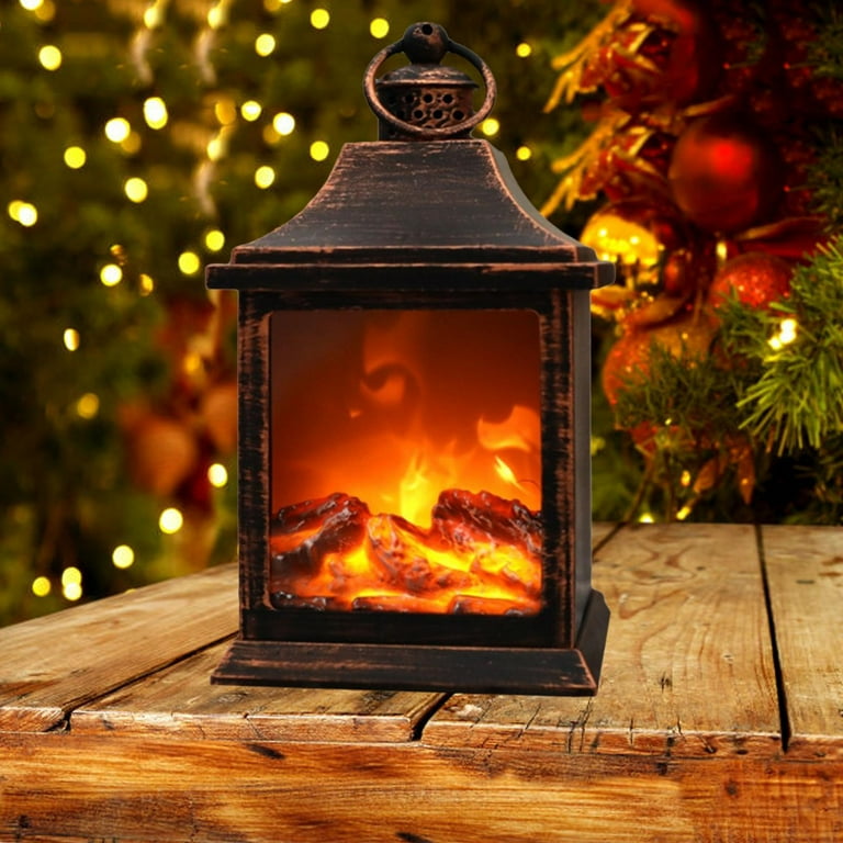 LED Fireplace Lantern Light Hand-Held Hanging Lamp for Home Festival Decoration Outdoors Lighting LED Fireplace Lantern Light Hand-Held Hanging Lamp for Home Festival Decoration Outdoors Lighting
