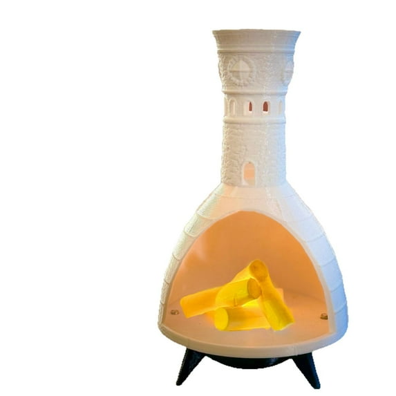 Fireplace Lanterns Decorative,Small Fake Fire Place,Flame Effect LED Fire Lamp, Battery Operated Small Fake Fire Place Fireplace,Indoor Outdoor Christmas Decoration