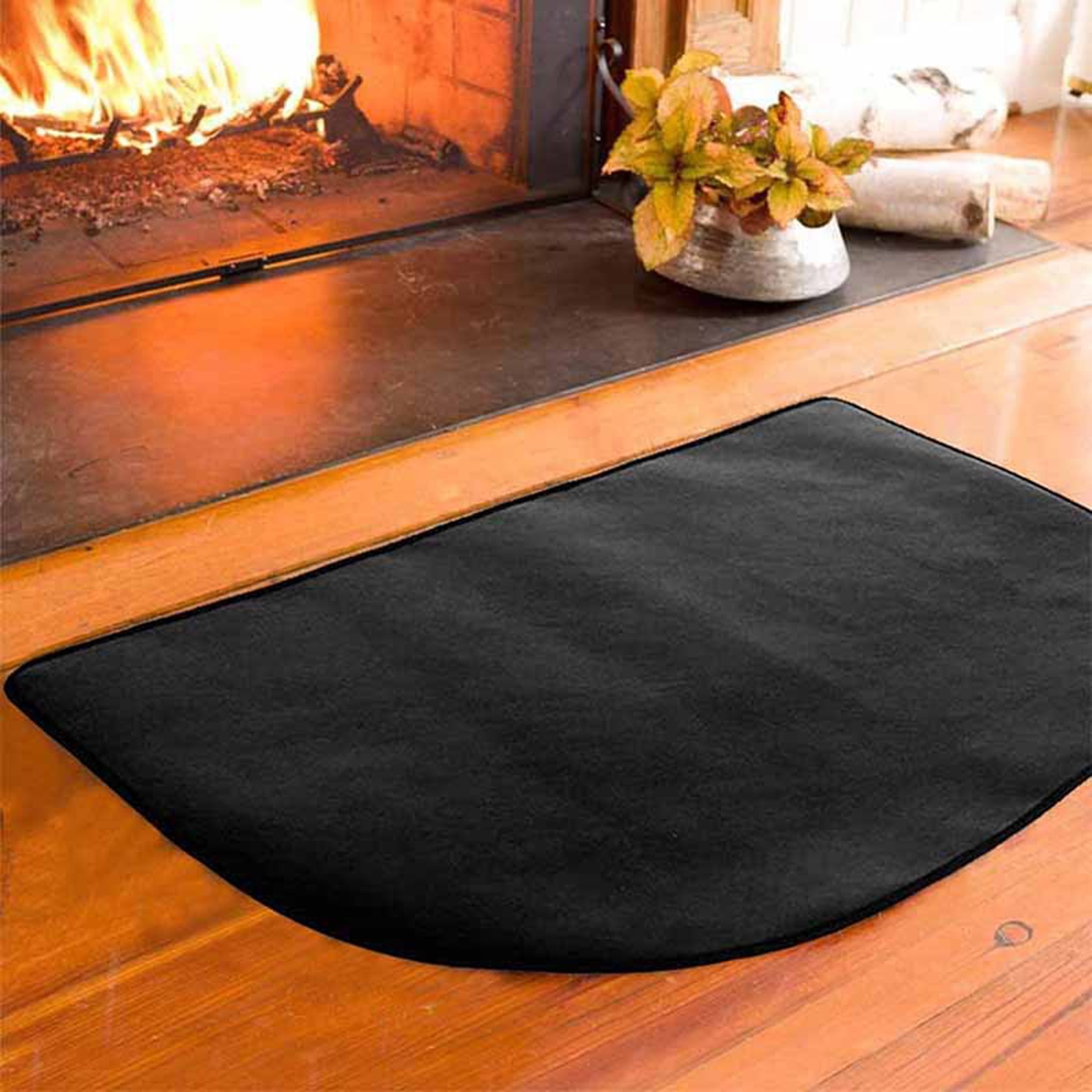 Fireplace Mat, Fireplace Rugs Fire Resistant, Fiberglass and Non-Slip ...