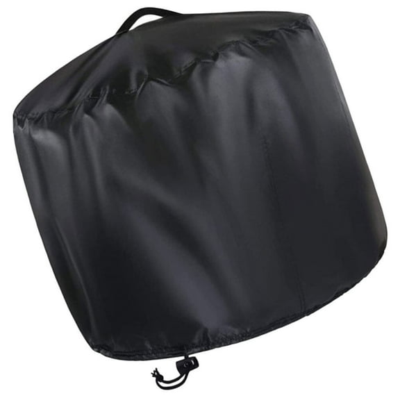 TABLETREANDS Round Fire Pit Cover 420D 1Set 46.00X46.00X38.00CM for Camping and BBQ