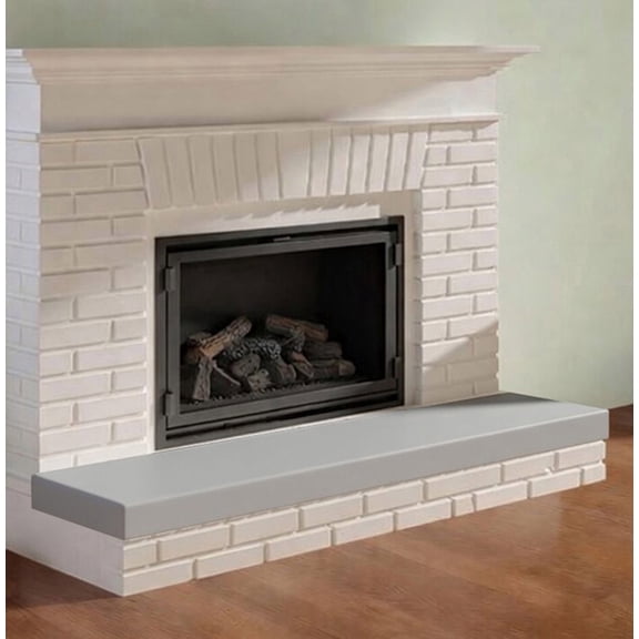 Fireplace Safety Soft Seat Hearth Pad Fireplace Bumper Protector 90" Gray