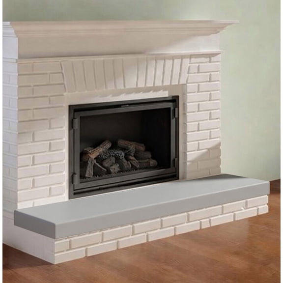 Fireplace Safety Soft Seat Hearth Pad Fireplace Bumper Protector 90" Gray