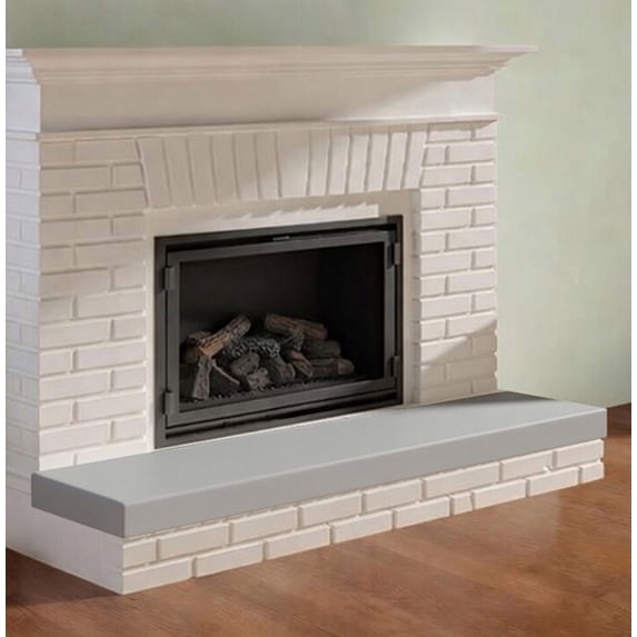 Fireplace Safety Soft Seat Hearth Pad Fireplace Bumper Protector 90" Gray