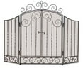 thumbnail image 1 of Fireplace Screen - Brushed Pewter, 1 of 1