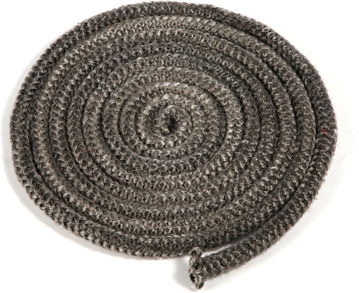 Fireplace Seal Rope 0.31inch x 13.1ft, Sturdy Graphite Impregnated Fiberglass Rope Seal Gasket