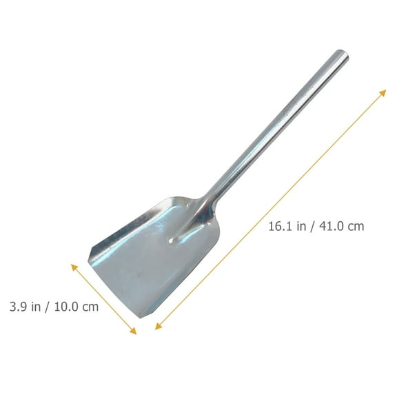 WRISTBIQUE High-Grade Iron Shovel for Ashes Scoop Ashes Homeowners Home Use 1Pack