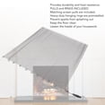 thumbnail image 1 of Fireplace Spark Guard Curtain: Durable Stainless Steel Mesh, Beautiful Fire View, 1 of 6