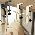 thumbnail image 1 of Fireplace Stocking Garland Hanger Adjustable Aluminum Hook | Heavy Duty Brick Mantel Clip | Double Hooks | No Drilling | Rust Resistant | Fits 0.3-2.17in | 1 Pack, 1 of 4